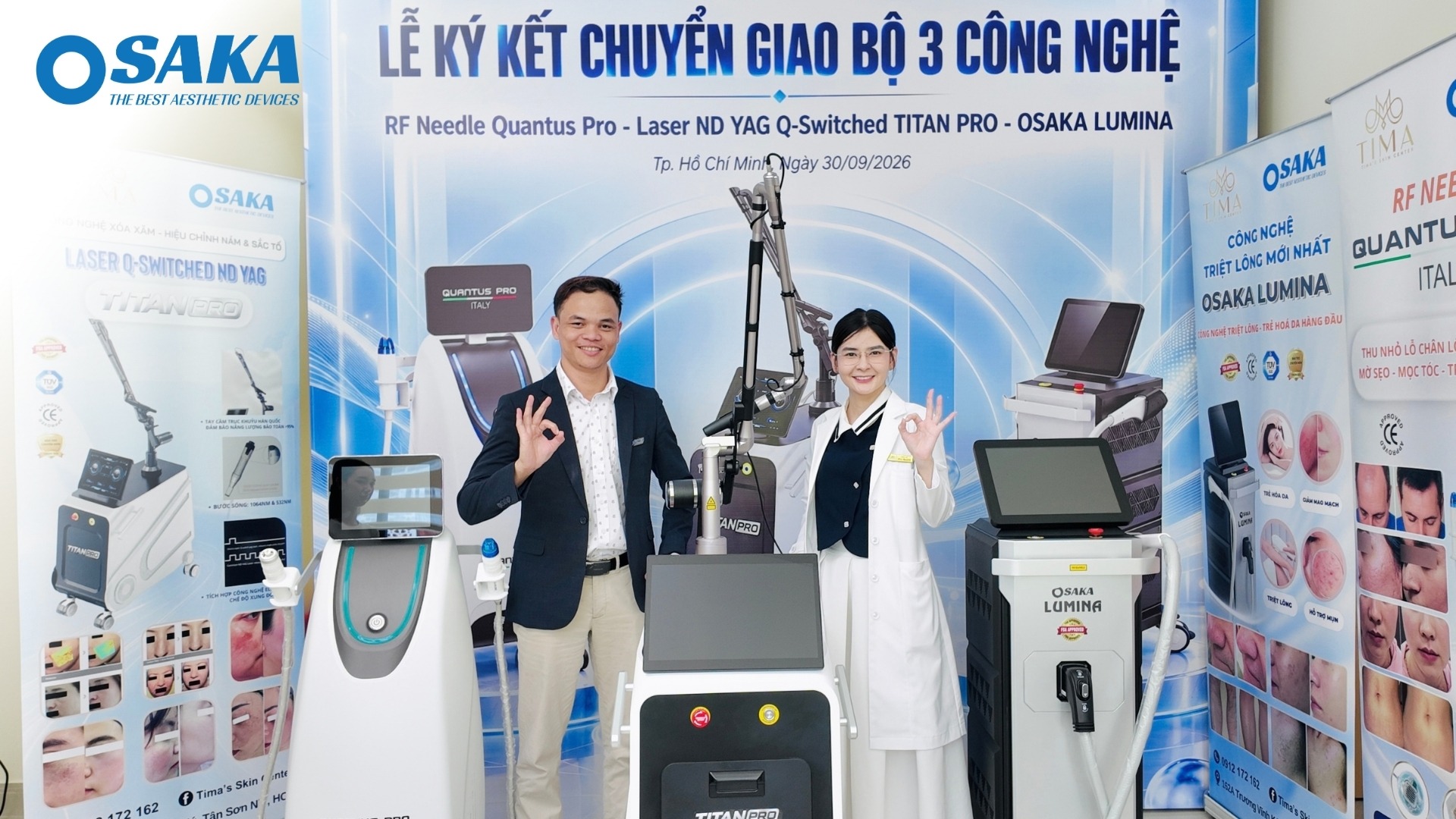Tima Spa Kiến Tạo Hệ Sinh Thái Thẩm Mỹ Đa Tầng: Bứt Phá Hiệu Quả Điều Trị Với Bộ Ba Công Nghệ RF Needle, OSAKA Lumina & Laser Nd Yag TITAN TIMA 3