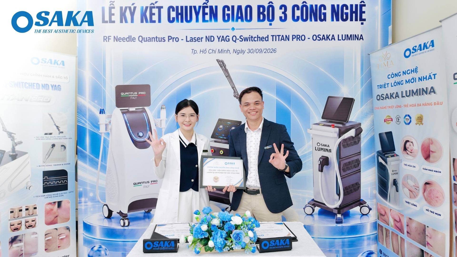 Tima Spa Kiến Tạo Hệ Sinh Thái Thẩm Mỹ Đa Tầng: Bứt Phá Hiệu Quả Điều Trị Với Bộ Ba Công Nghệ RF Needle, OSAKA Lumina & Laser Nd Yag TITAN TIMA 5