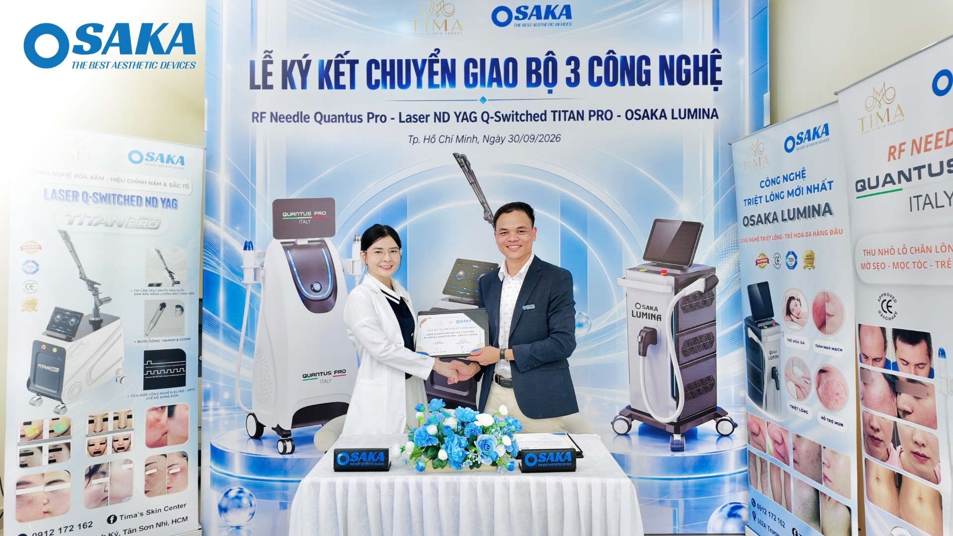 Tima Spa Kiến Tạo Hệ Sinh Thái Thẩm Mỹ Đa Tầng: Bứt Phá Hiệu Quả Điều Trị Với Bộ Ba Công Nghệ RF Needle, OSAKA Lumina & Laser Nd Yag TITAN TIMA 7
